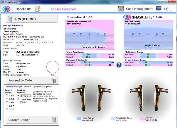 Onscreen template for face form angles