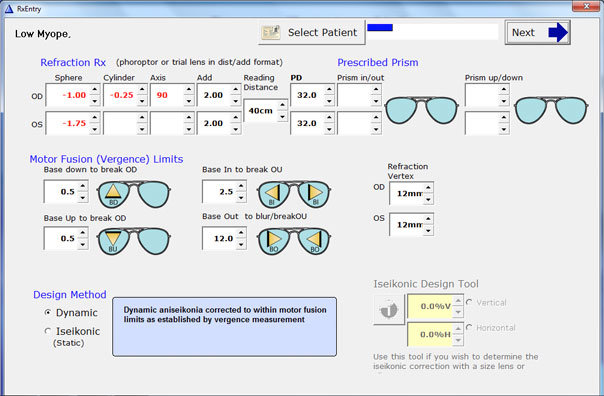 Input Rx and motor fusion limits